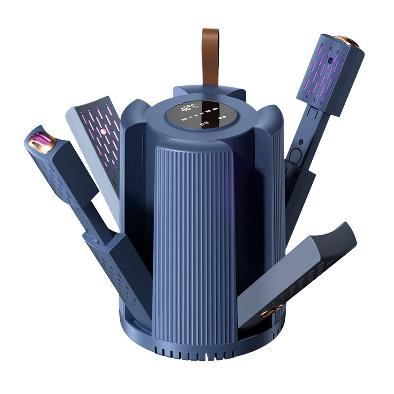 Household Smart Shoe Dryer Foldable Foot Warmer Heater Portable Electric Shoe Polisher Boots Socks Dryer Ultraviolet Sterilization (image for) Household Smart Shoe Dryer Foldable Foot Warmer Heater Portable Electric Shoe Polisher Boots Socks Dryer Ultraviolet Sterilization